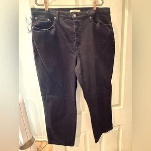 Levi's Black Wedgie Straight Jeans - 18W
